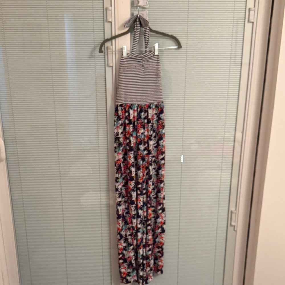 Target Striped and Floral Jumpsuit